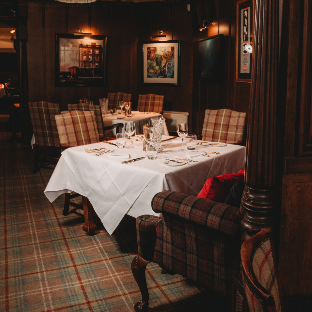 a table at the buttery in glasgow